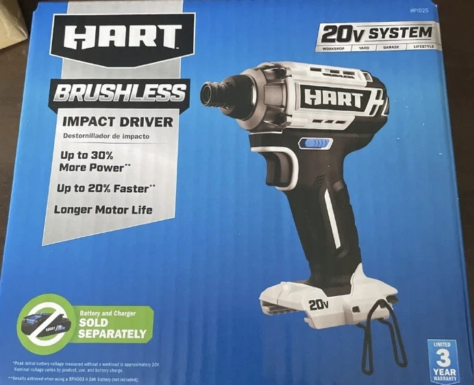 Hart 20 volt impact driver outlet