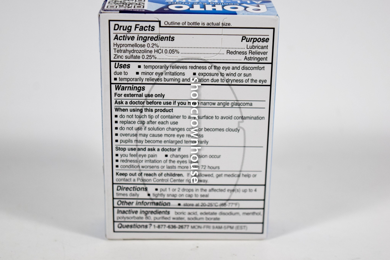 1 Rohto ICE Cooling Eye Drops .4oz ALL IN ONE 8 Symptom Relief NIB 10/2024