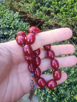 Türkische Meistergefertigte Sorgenperlen Maskot Tasbih Misbaha Kehribar Tesbih Geschenk