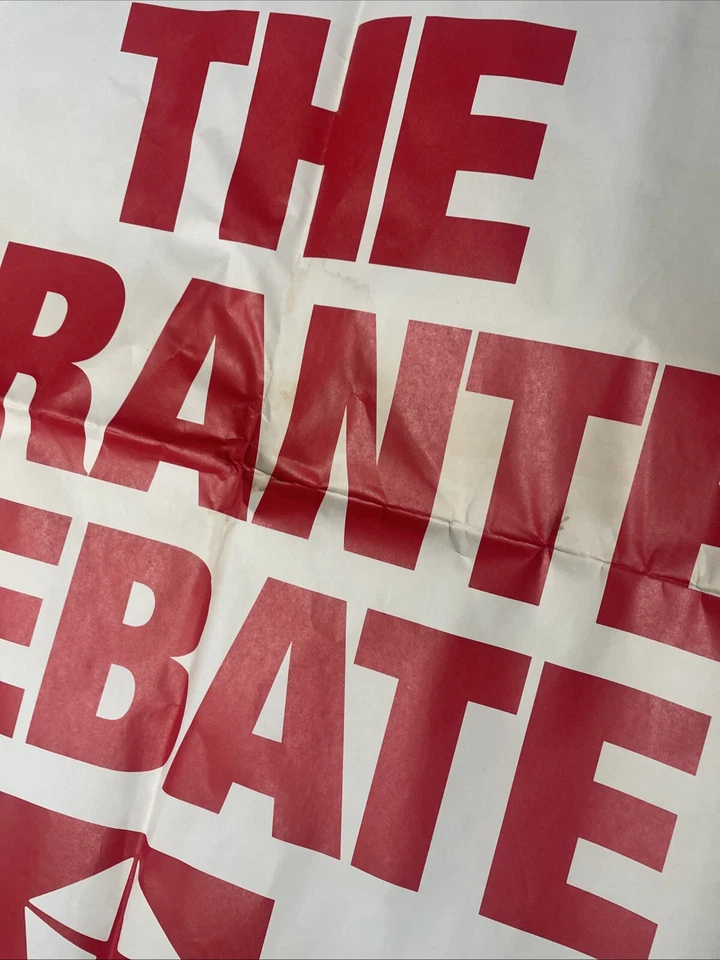 Póster de concesionario Dodge Best In The House Shelby Daytona 1990 6'5" vintage raro Foto 3 de 4