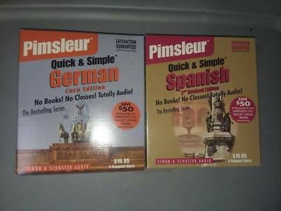 Brand-New Pimsleur Quick & Simple Spanish 2nd Revised Edition Audio CD Set