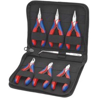 Knipex 00 20 16 Elektronikzangen-Set Normale AusfüHrung 7-Teilig