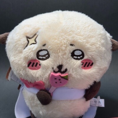 Rakko Strawberry Plush Stuffed Toy Chiikawa Sea Otter Anime Japan