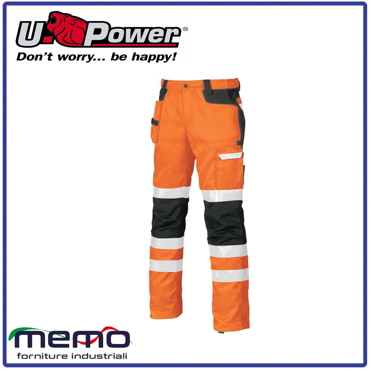 PANTALONE UOMO DA LAVORO ALTA VISIBILITA catarifrangenti giallo