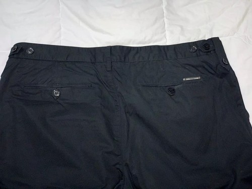Auténticos pantalones para hombre Burberry Brit ajuste delgado algodón chino talla 36R* - Imagen 10 de 12