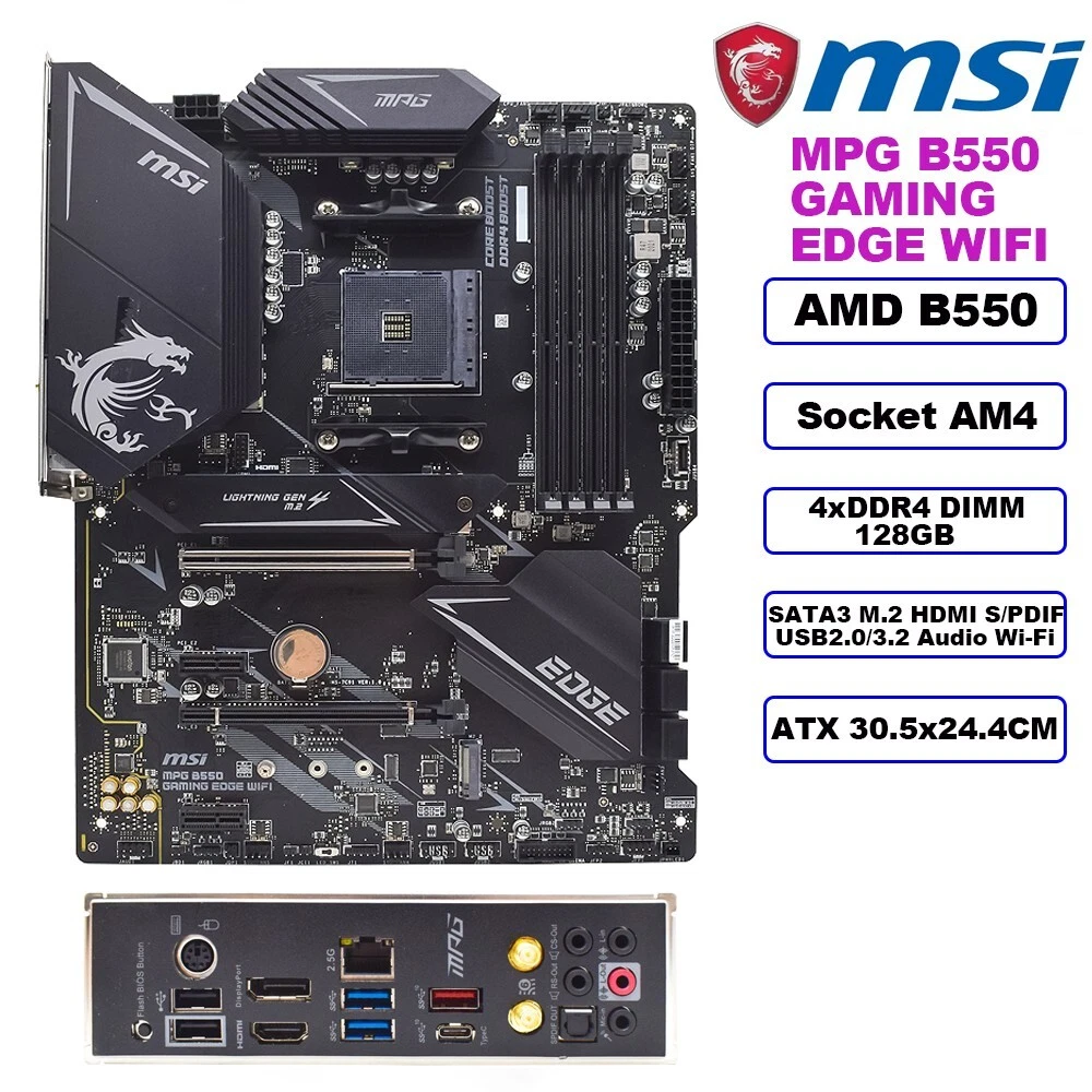 MSI MPG B550 GAMING EDGE WiFi – Laurent's Choice