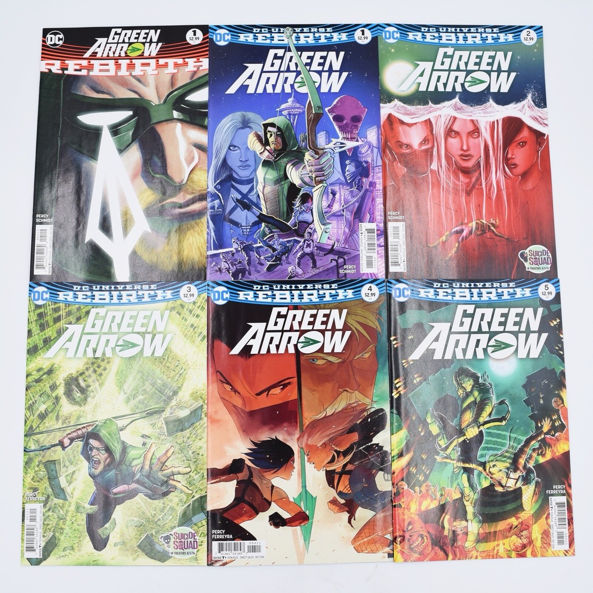 Green Arrow Rebirth #1, 1-12 - 2016 DC Universe Rebirth Series