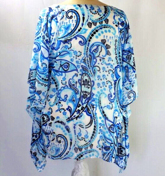 NUEVA Blusa Jessica London Multicolor Talla Grande 20W Top Túnica Adjunta Tanque Foto 3 de 4