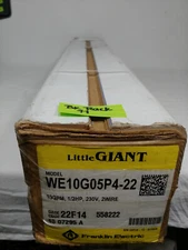 Franklin Electric Little Giant 558222 1/2HP Pump 10GPM 230V 2Wire WE10G05P4-22