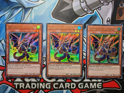 Yugioh 3x GFTP-DE073 Dracheneinheit Phalanx Ultra Rare 1.Auflage