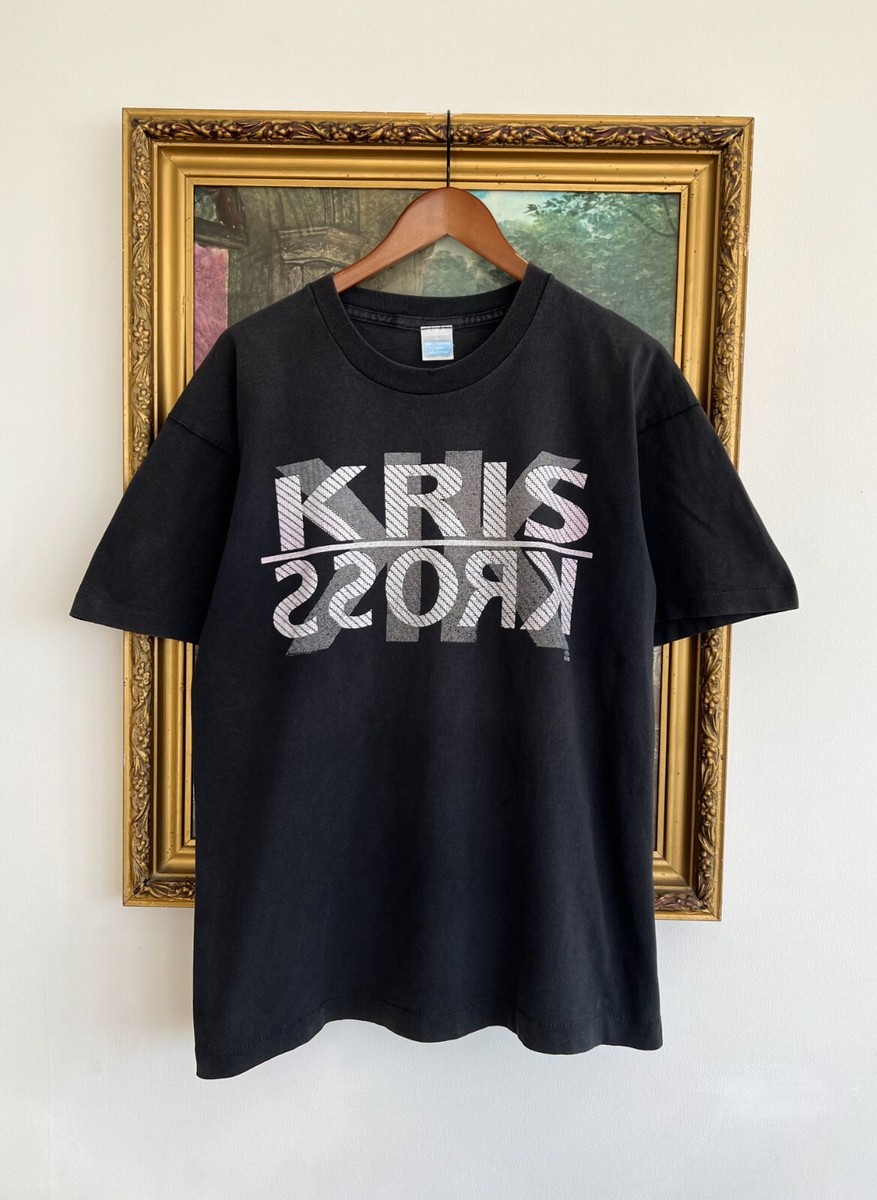 Vintage 1992 Kris Kross Hip-Hop Rap 90s Promo Black T-shirt Sz L 