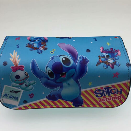 Lots Anime Stitch Pencil Case Student Stationery Bag Make-up Cosmetic Bags - Bild 9 von 26