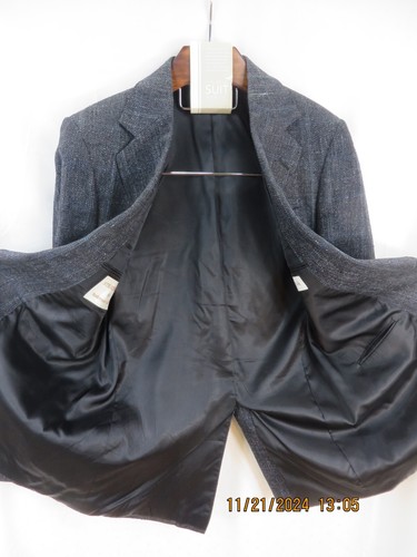 STRATHMORE by ANDERSON LITTLE SZ 40 LONG 100% Silk Men's Blazer Sport Jacket - Picture 8 of 24