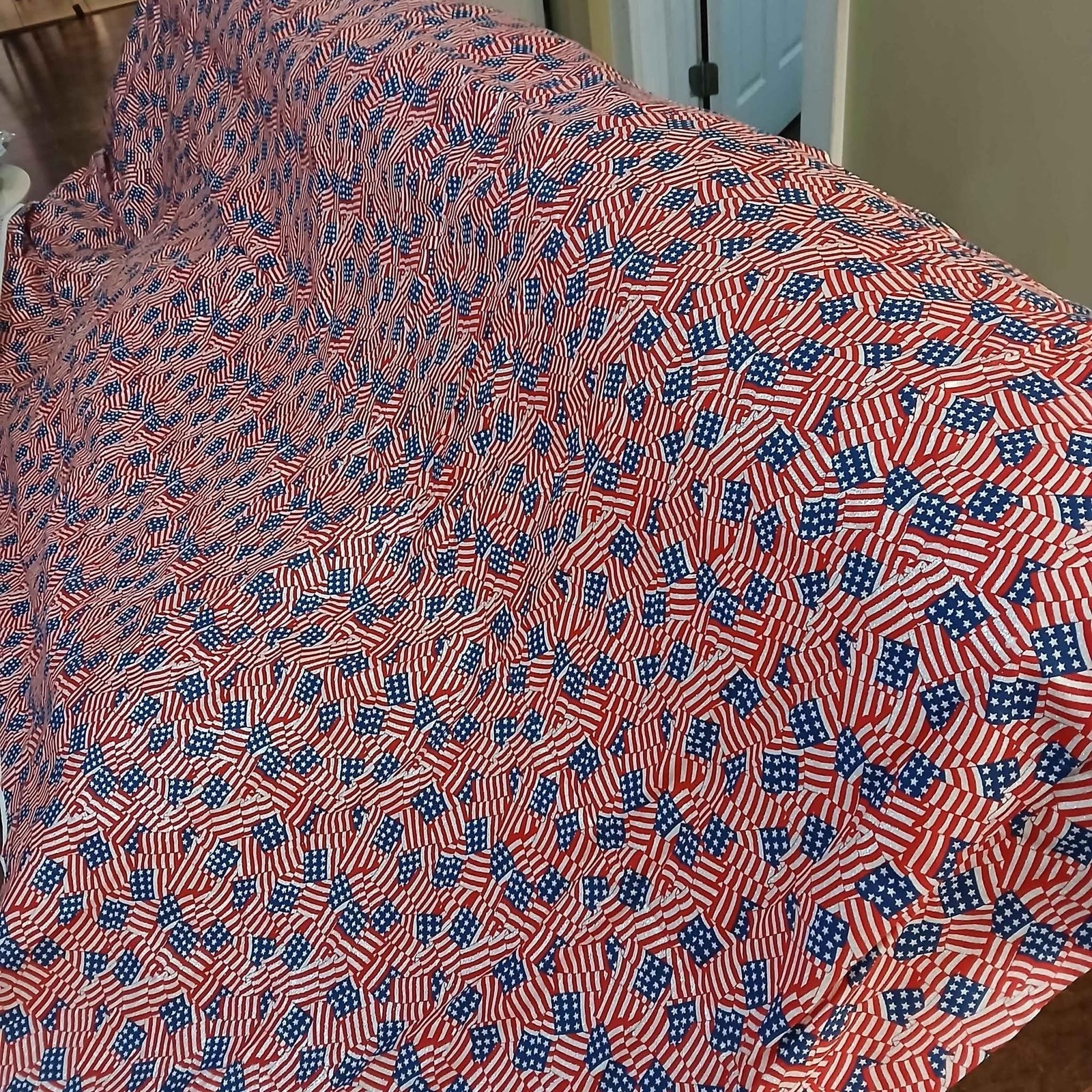 American flag Fabric traditions 1997, 9yards x 30"