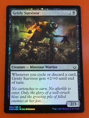 1x Grisly Survivor | FOIL | Hour of Devastation | MTG Magic Cards