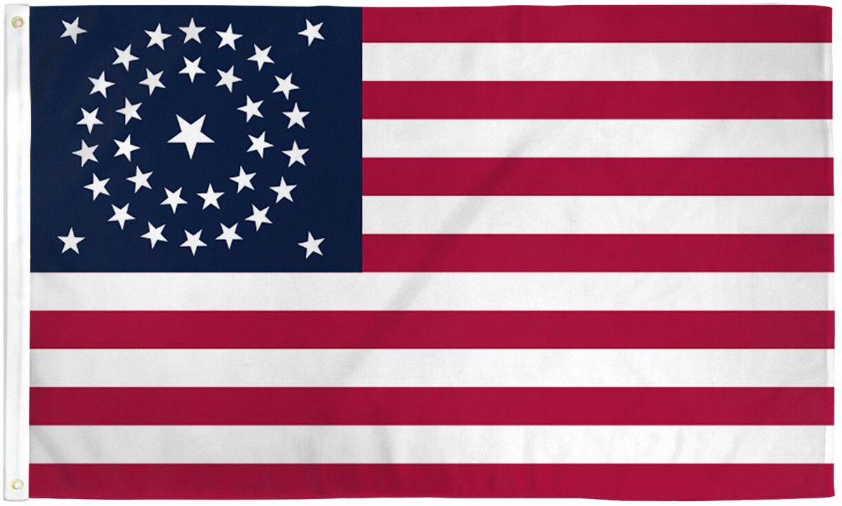 ビンテージ星条旗 アメリカ国旗 3×5フィート 60s70s フラッグ 34 Star USA Flag 3x5ft American Historical Flag 34 Stars Flag USA