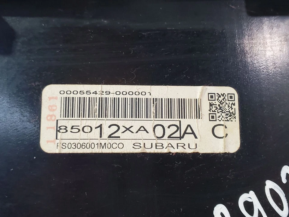 Subaru Tribeca 2007 velocímetro OEM rasguños menores 85012XA02A Foto 2 de 4