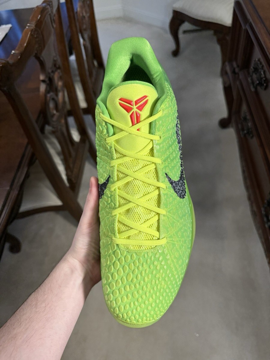 Size 15 - Nike Zoom Kobe 6 Protro Low Grinch Cw2190-300 2020 Rare