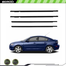For 2005-2008 Mazda 3 Bk Series Sedan Window Scraper Seal Belt Weatherstrip For 2005-2008 Mazda 3 Bk Series Sedan Window Scraper Seal Belt Weatherstrip