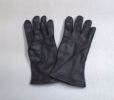 US Military Issue Black Leather Unisex Lined Dress Uniform Gloves Size 6C