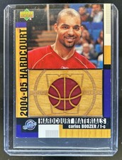 2004-05 Upper Deck Hardcourt Carlos Boozer Materials Combo Jersey #HCM-CB Jazz