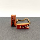Vintage Wooden Clothespin Sweater Clip Cardigan Clasp Collar — photo 4