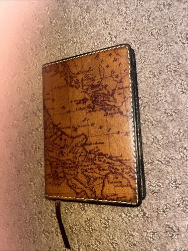 Patricia Nash Brown Genuine Italian Leather Name Address Phone Book