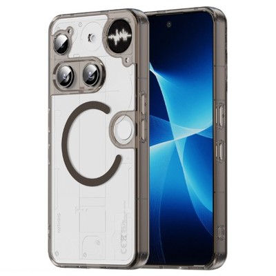 Magnetische Stoßfeste Hülle für Nichts Handy 4A Pro 4A 3A Pro Klar PC + TPU Cover
