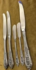 Vintage Wallace Sir Christopher Sterling  2 Butter Spreaders 3 Dinner Knives