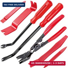 7 Pcs Car Trim Removal Tool Kit with Non-Scratch Plastic Pry Tool and Fastener C