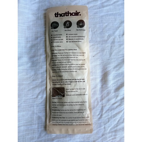 that hair Halo Extension Capelli Biondo Ombre 14 Pollici 22H613 - Foto 2 di 2