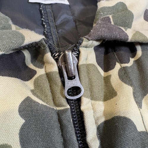 Vintage Walls Duck Camo Lined Coveralls Men’s Medium Regular USA Made 4 Pockets - Picture 8 of 17
