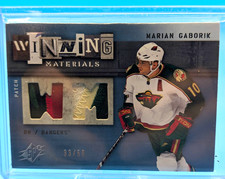 Upper Deck 2009-10 SPx Winning Materials Marian Gaborik Spectrum Patch #WM-MG /…