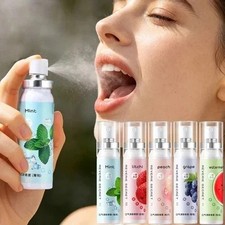 Fruit Flavor Oral Fresh Breath Spray Mint Mouth Spray Portable Bad Breath Freshe