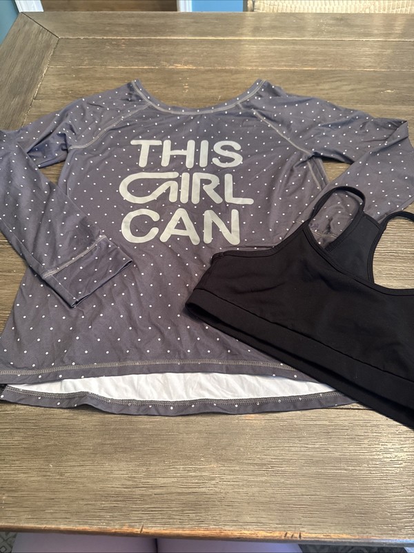Girls Gap Shirt & Coordinating Bra Size XXL