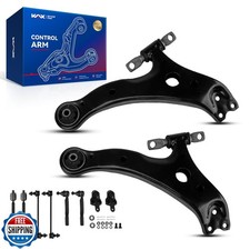 KAX Front Upper Lower Control Arm w/Ball Joint and Sway Bar Links and Outer T