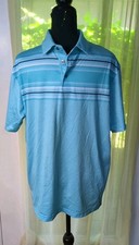 Ben Hogan Performance Blue Short Sleeve Polo Golf Shirt Men's Medium