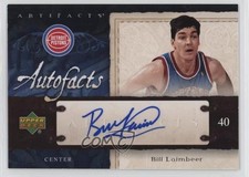 2007-08 Upper Deck Artifacts Autofacts Auto Bill Laimbeer #AF-BL Auto 0v24