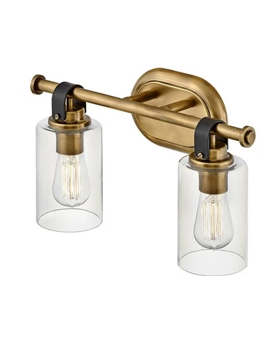 Hinkley Lighting 52882 Halstead 2 Light 16"W Bathroom Vanity - Brass - Picture 3 of 7