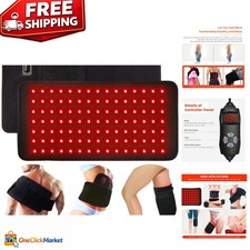 NIR Red Light Therapy Wrap: Adjustable  USB-Powered Heating Pad for Relaxation