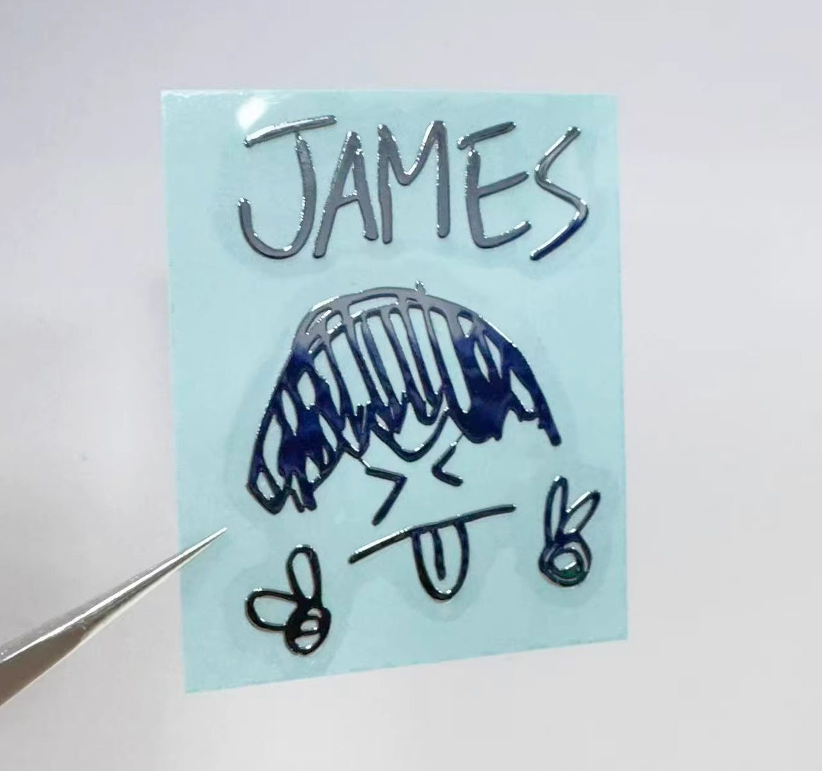 CORTIS PORTRAIT METAL STICKER MARTIN JAMES JUHOON SEONGHYEON