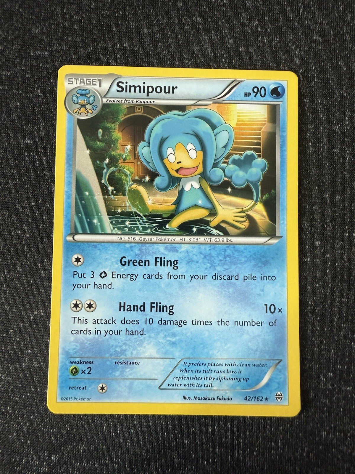 Simipour 42/162- BREAKthrough- Regular Rare- NM