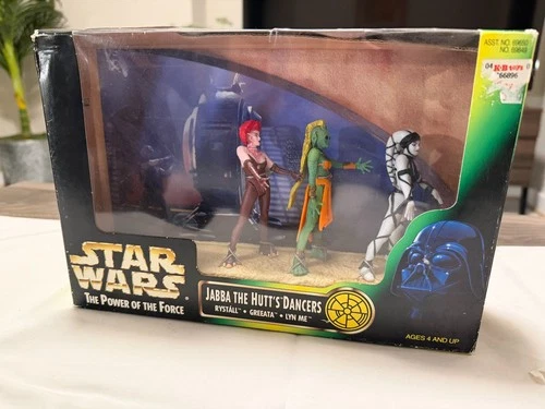 Star Wars Power of the Force Jabba the Hutts Dancers Kenner 1998 Sealed Set