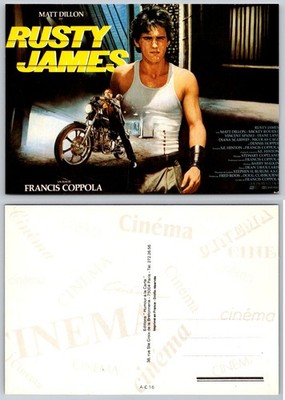 Rusty James Movie Postcard Matt Dillon Francis Coppola 1983 French Cinema