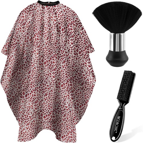 Professional Hair Cutting Barber Cape with Neck Duster Brush and Barber ...