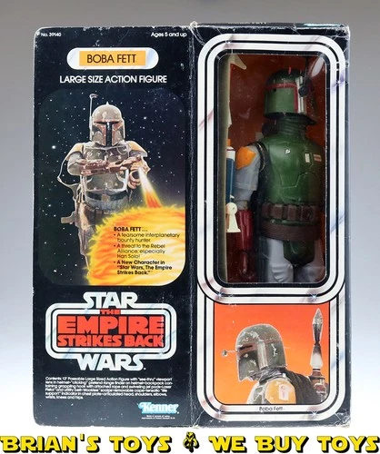 New ListingVintage Kenner Star Wars Boxed 12" ESB Boba Fett Action Figure Mint in C4 Box
