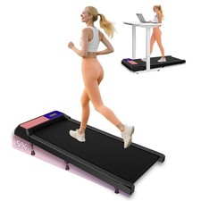 Portable Under Desk Treadmill with 5 Incline Remote Control for Home Use