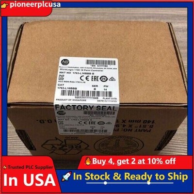 New Allen Bradley 1763-L16BBB /B MicroLogix 1100 16 Point Controller I763L16BBB