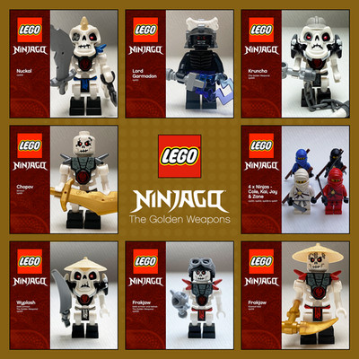 Lego Ninjago - Die goldenen Waffen - Minifiguren Multilisting Figur aussuchen