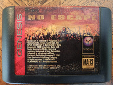 No Escape Sega Genesis Game Cartridge Only (1994 Sony Pictures)